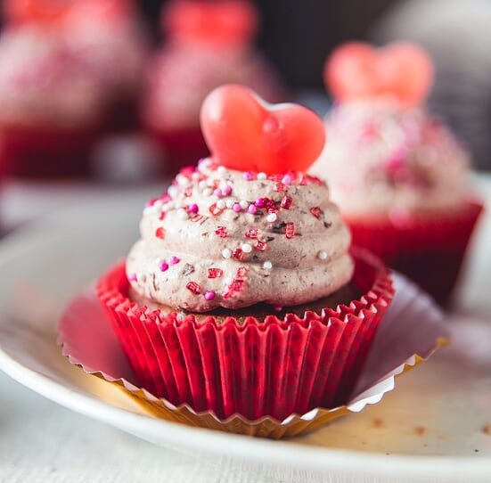 Valentine's Day cupcakes